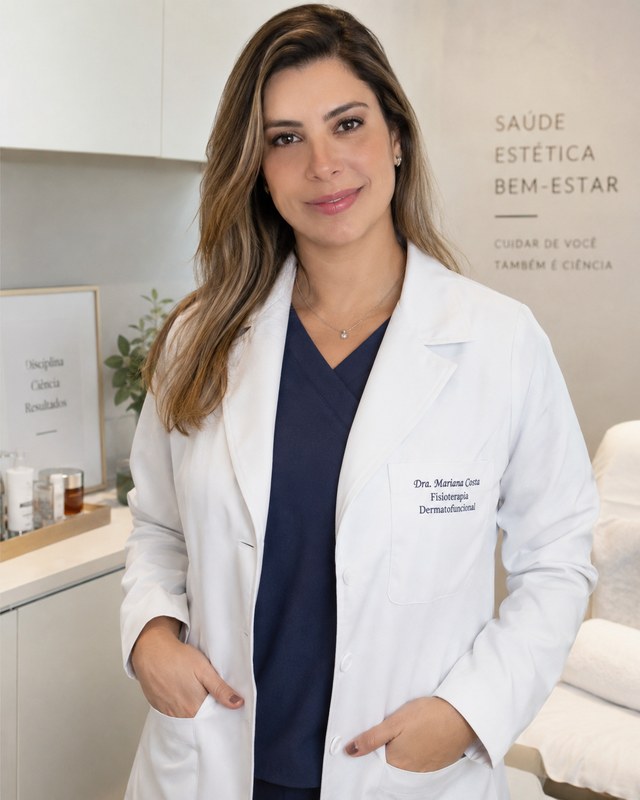Dra. Mariana Costa, fisioterapeuta dermatofuncional