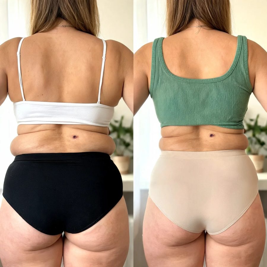 Antes e depois Sculpiflex 4
