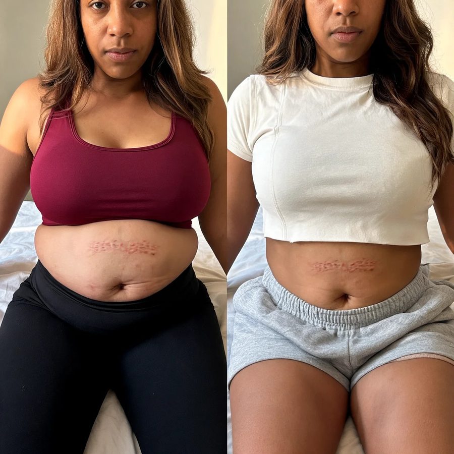 Antes e depois Sculpiflex 5